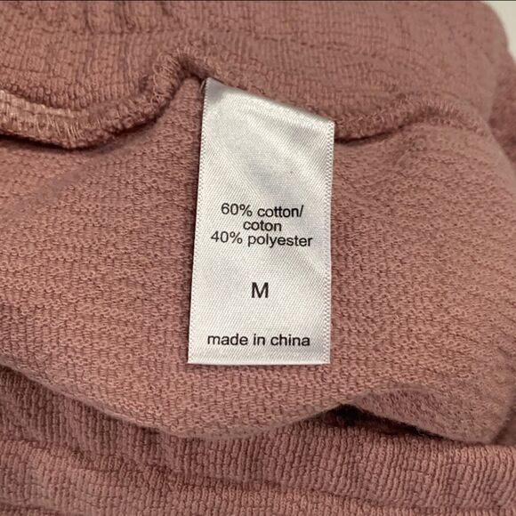 NWT Maurices Pink Dusty Rose French Terry Skirt Sz M - Picture 9 of 9